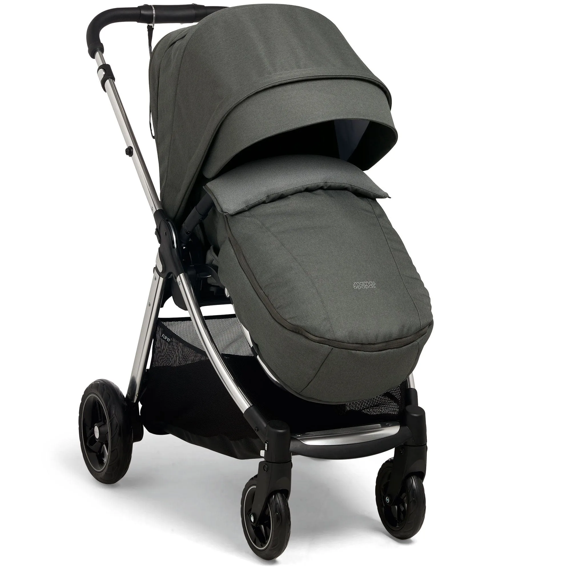 Mamas & Papas Flip XT³ 8 Piece Essentials Bundle with Car Seat - Harbour Grey