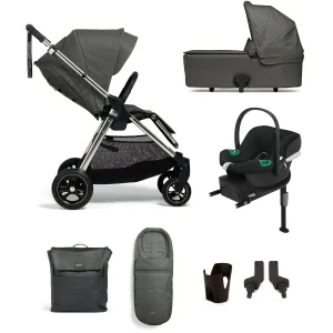 Mamas & Papas Flip XT³ 8 Piece Essentials Bundle with Car Seat - Harbour Grey