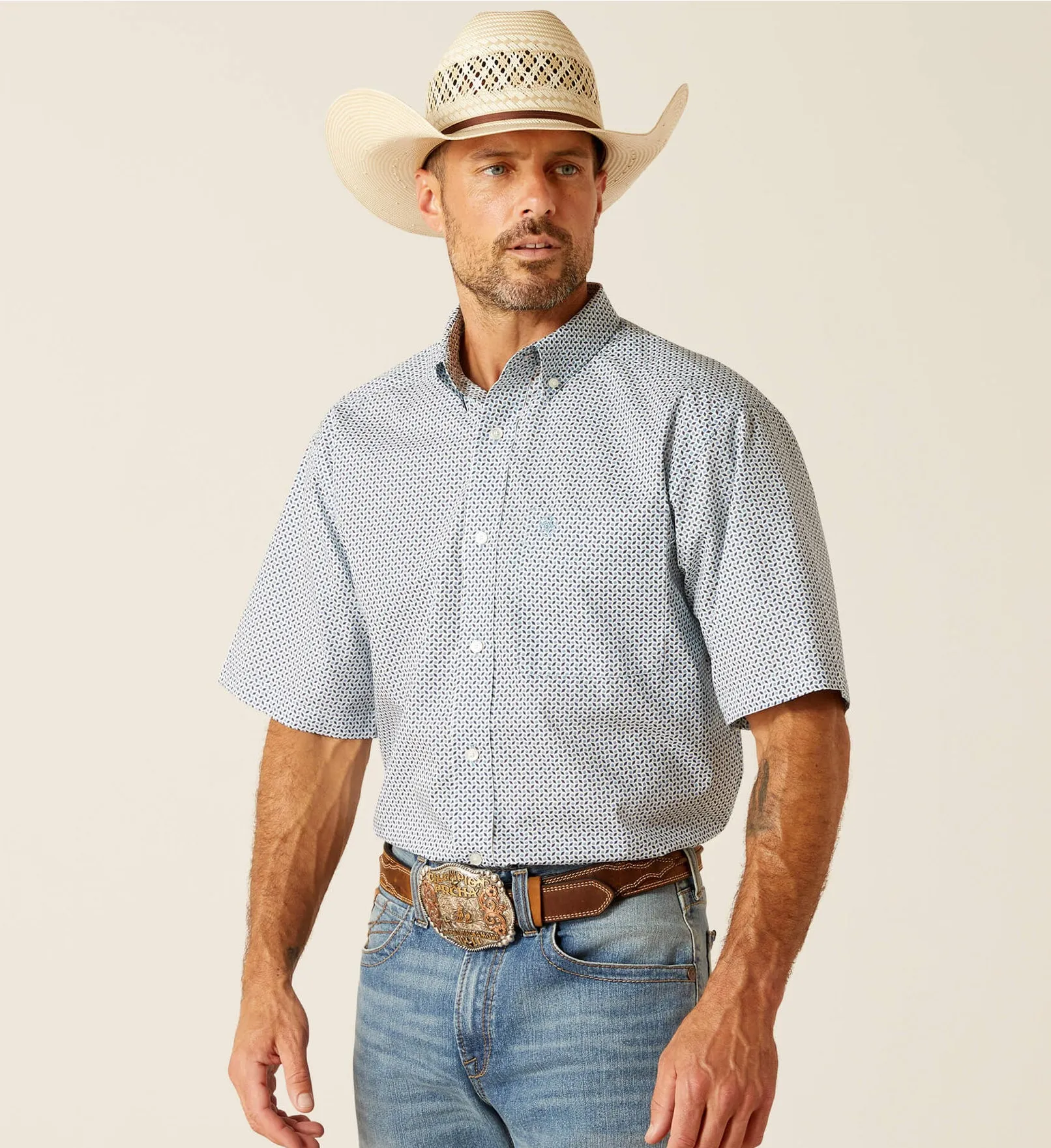 Men’s Ariat Blue Heaven Edgar Classic Fit Shirt