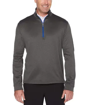 Mens Callaway X Thermal Heathered Waffle Fleece Mid-Layer