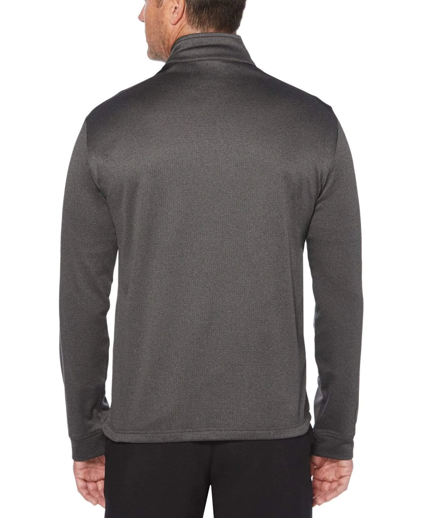 Mens Callaway X Thermal Heathered Waffle Fleece Mid-Layer