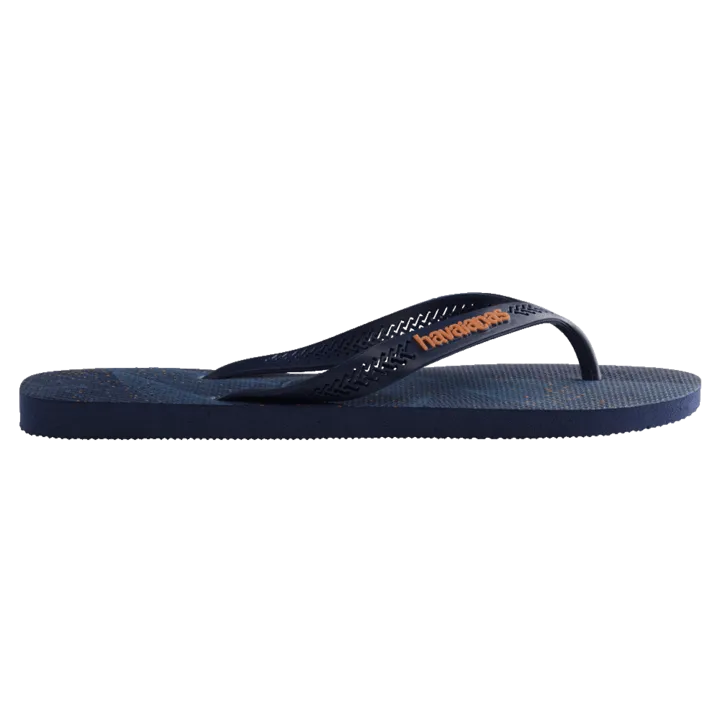 Mens Havaianas Aero Graphic Thongs - Blue/Navy
