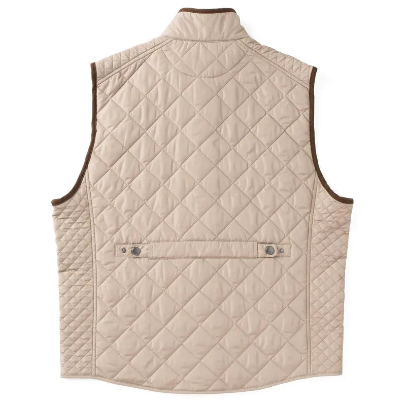 Men's Madison Creek | Greenville Diamond Quilted Nylon Vest | Khaki
