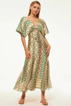 MISA - Irena Dress - Limoncello Geo Mix