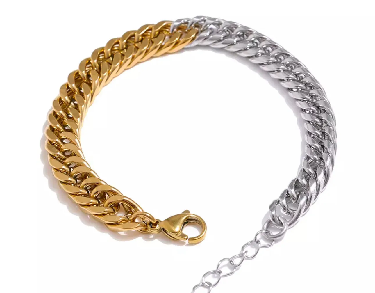 Mix Stainless Steel Bracelet 400-04 | Erika Williner Designs