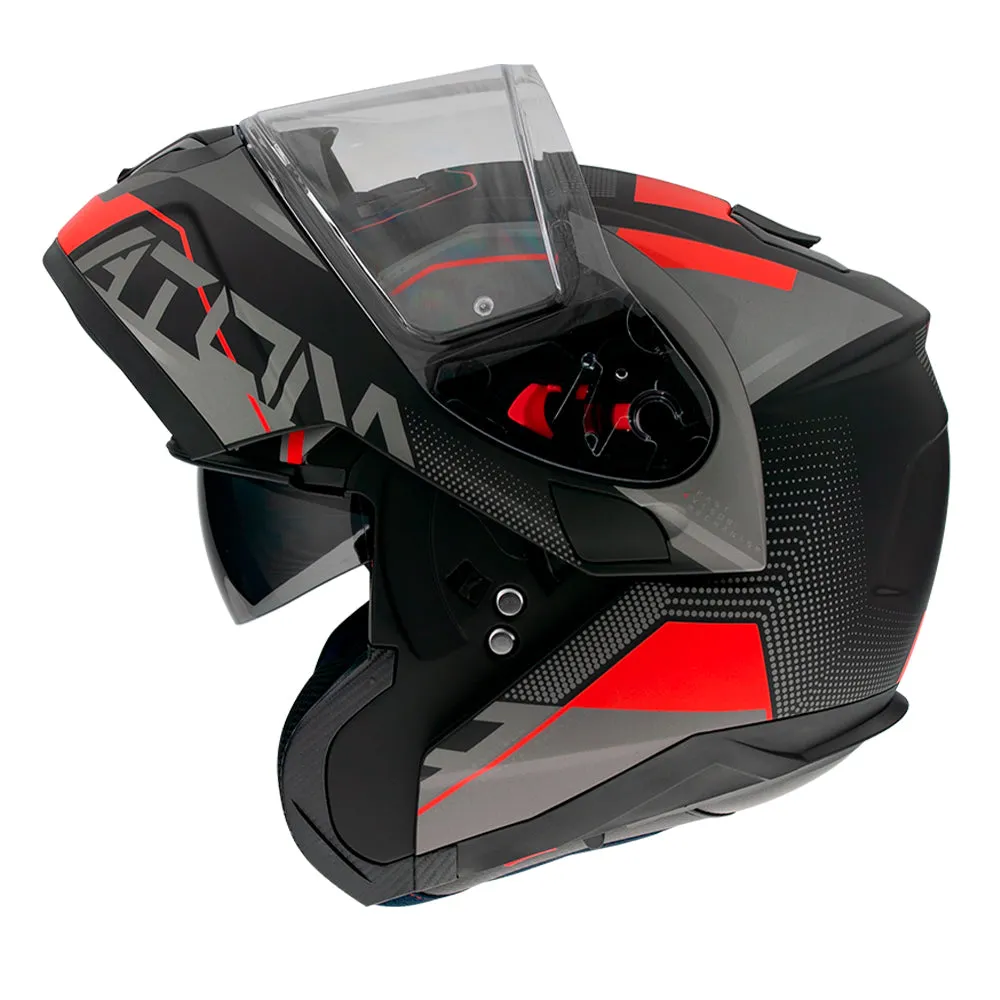 MT ATOM SV [QUARK MATT BLACK/FLURO ORANGE] 56 S