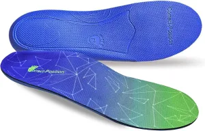 NEW Correct-Position Insoles - Advanced Multi-Function Orthotics for Plantar Fasciitis Relief - Full Length Arch Support Insoles with Moderate Pronation Control - Elegant Gift Box Edition, Men's Sz 5-5.5/Women's Sz 7-7.5