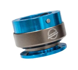 NRG Quick Release - New Blue Body/Titanium Chrome Ring
