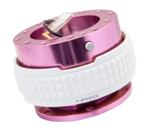 NRG SRK-210PK-GL Pink Body / Glow in the Dark Pyramid Ring Quick Release Gen 2.1