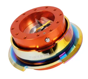 NRG SRK-280OR-MC Orange Body / Neo Chrome Ring Quick Release Gen 2.8