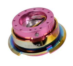NRG SRK-280PK-MC Pink Body / Neo Chrome Ring Quick Release Gen 2.8