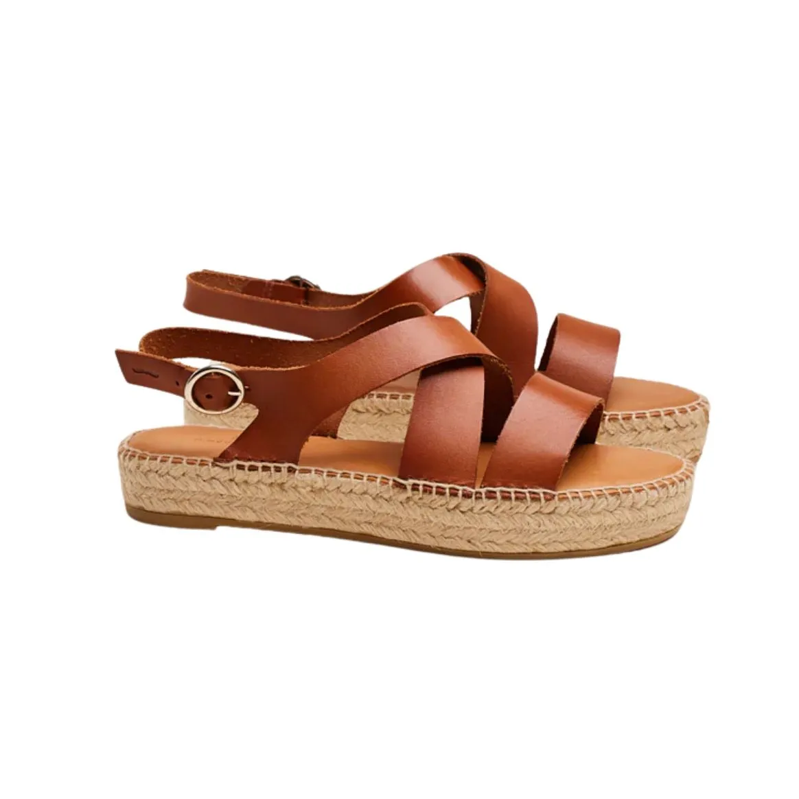 ODAJE Chantal espadrilles cognac women
