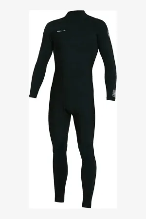 O'NEILL DEFENDER 4/3MM BACK ZIP STEAMER - BLACK