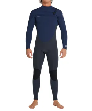 Oneill Defender Chest Zip 3/2 Full Steamer - Navy/Grey