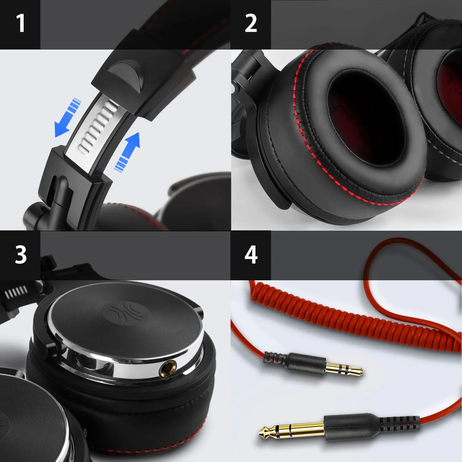OneOdio Pro 50 Wired Headphones with Mic