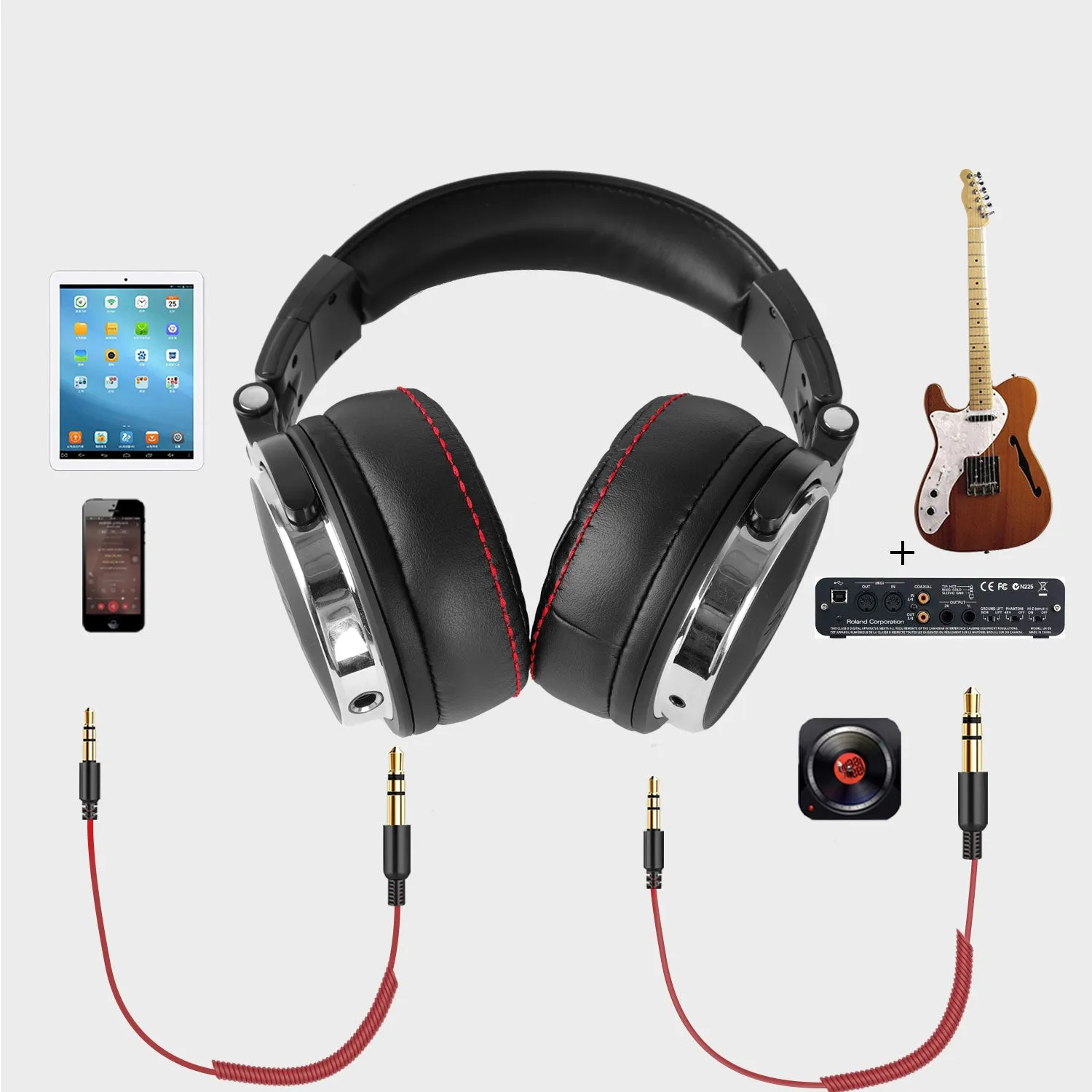 OneOdio Pro 50 Wired Headphones with Mic
