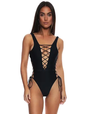Open Side One Piece Bodysuit