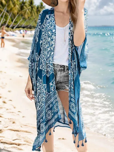Open to the Beach Cardigan- 4 Colors (Sky Blue, Black, Brick, Teal)