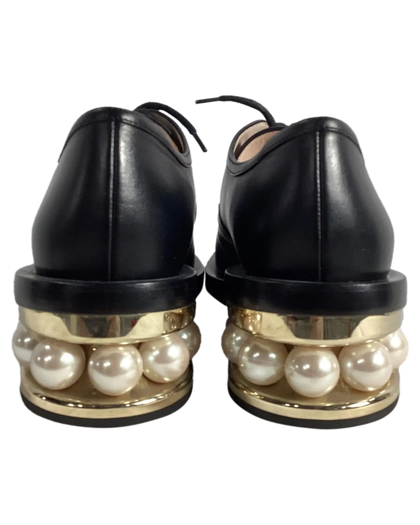 Pearl LaceUp Oxfords