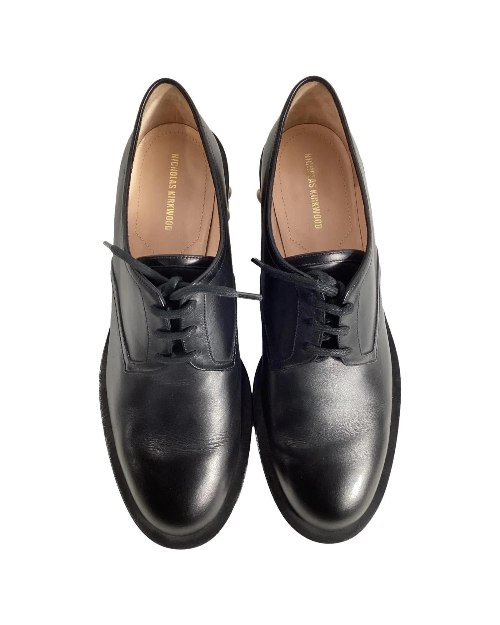 Pearl LaceUp Oxfords