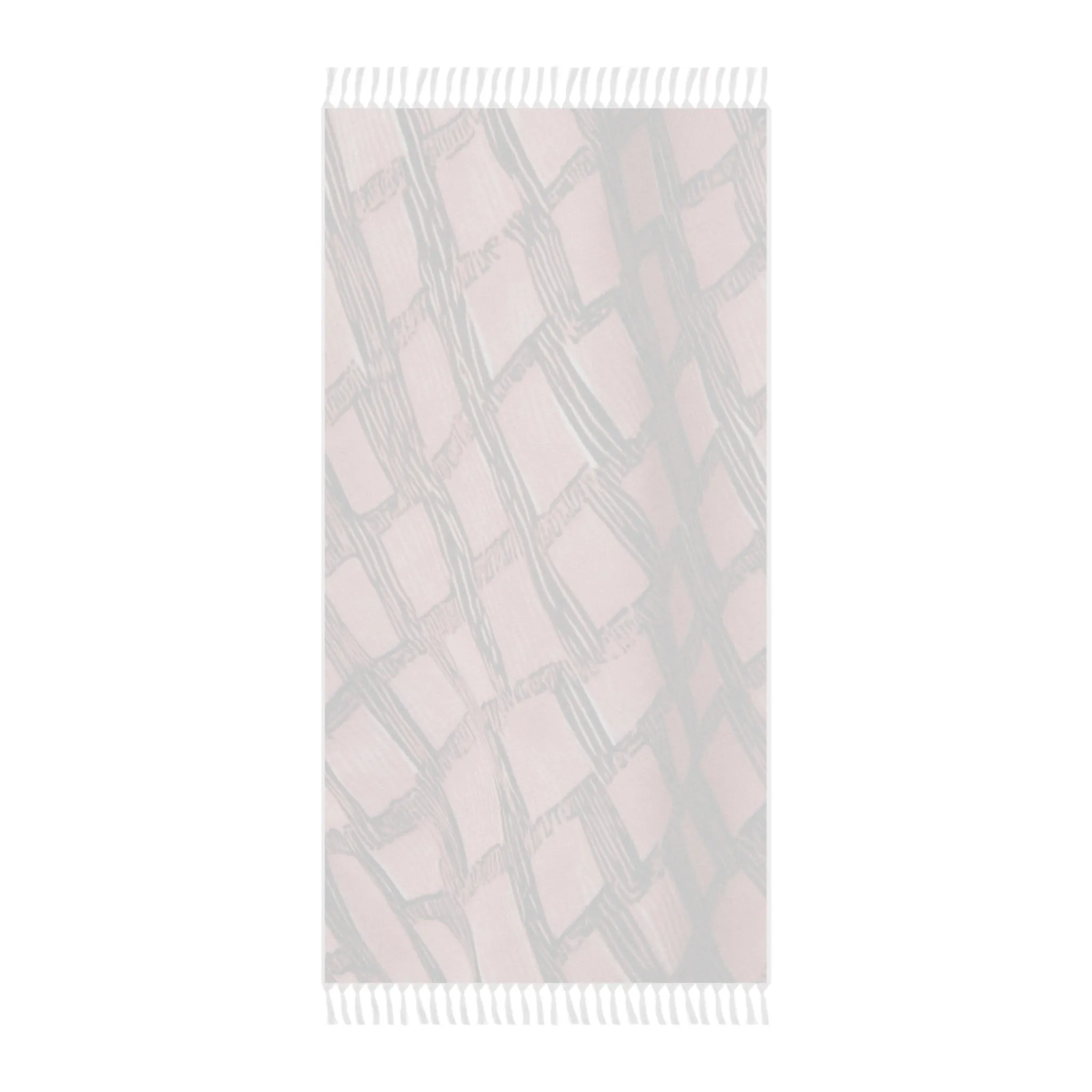 Pink & Brown Checkered Beach Towel
