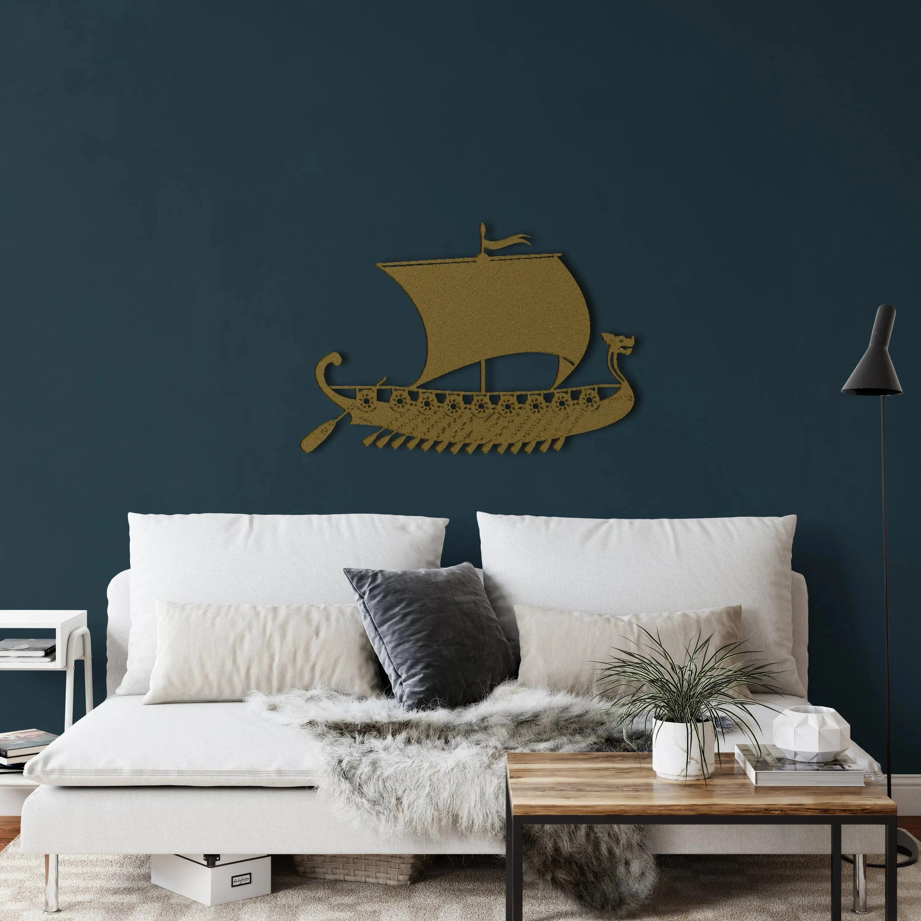 Pirate Ship Metal Wall Decor