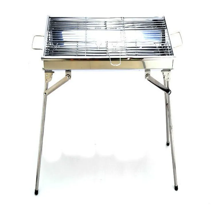 Portable Charcoal BBQ Grill with Foldable Stand