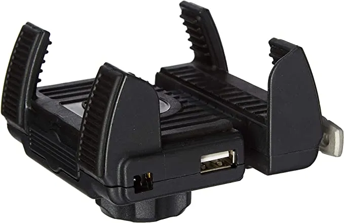 Premium Smartphone Holder w/ Charger, Perch Mount, Chrome