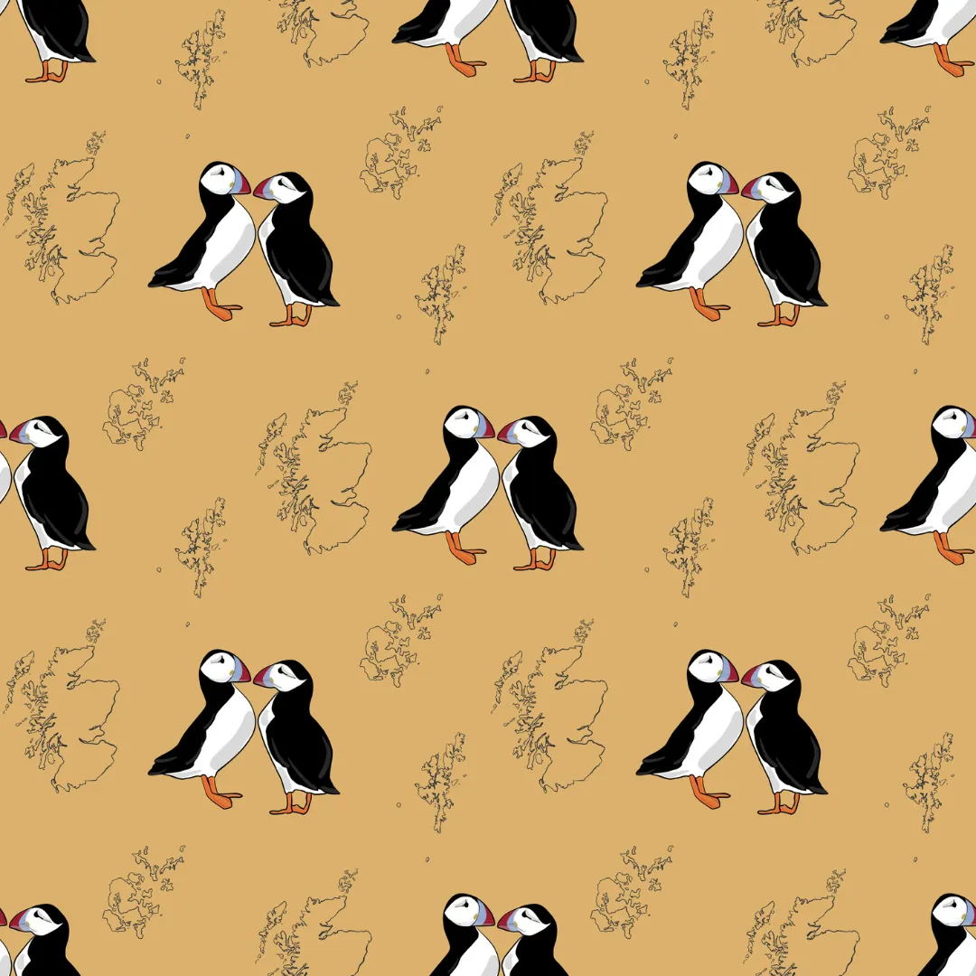 Puffins Knotted Hat - Wholesale