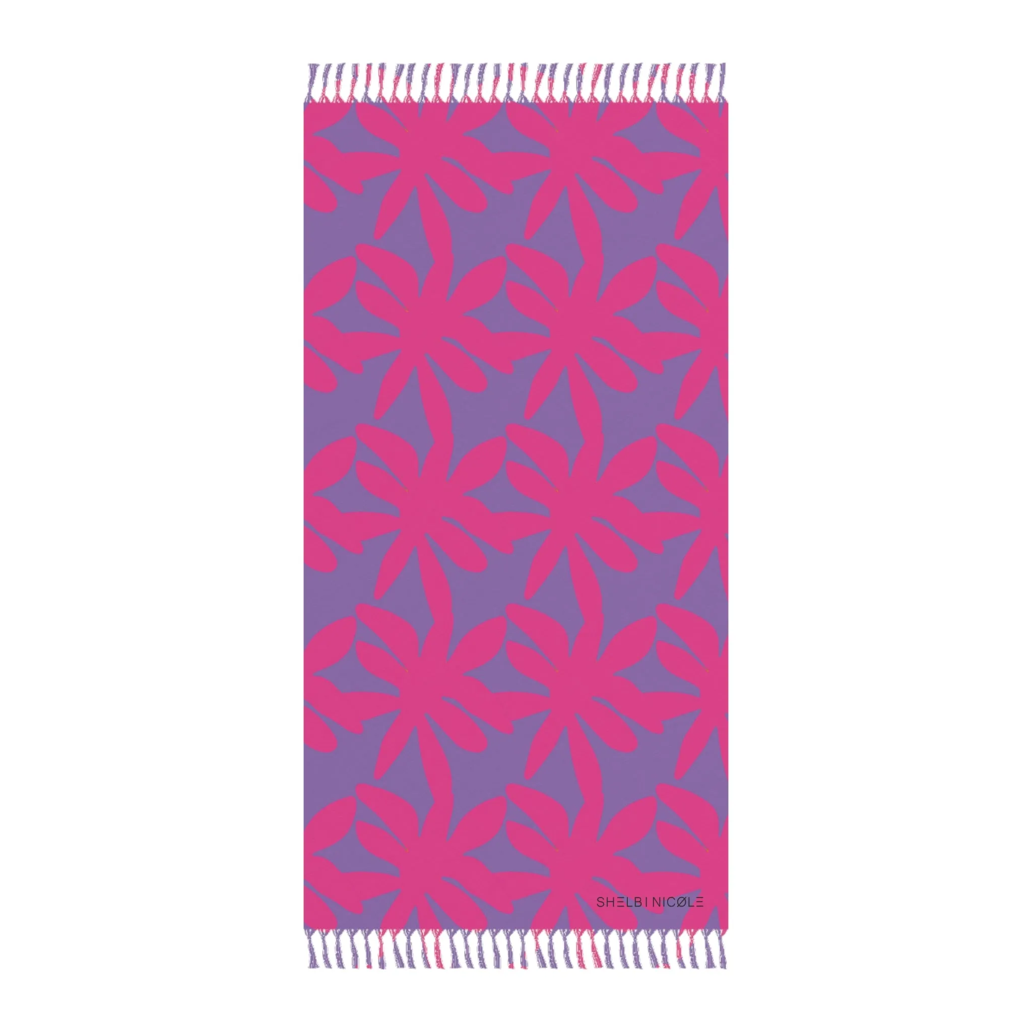 Purple Shelbi Nicole Boho Beach Towel