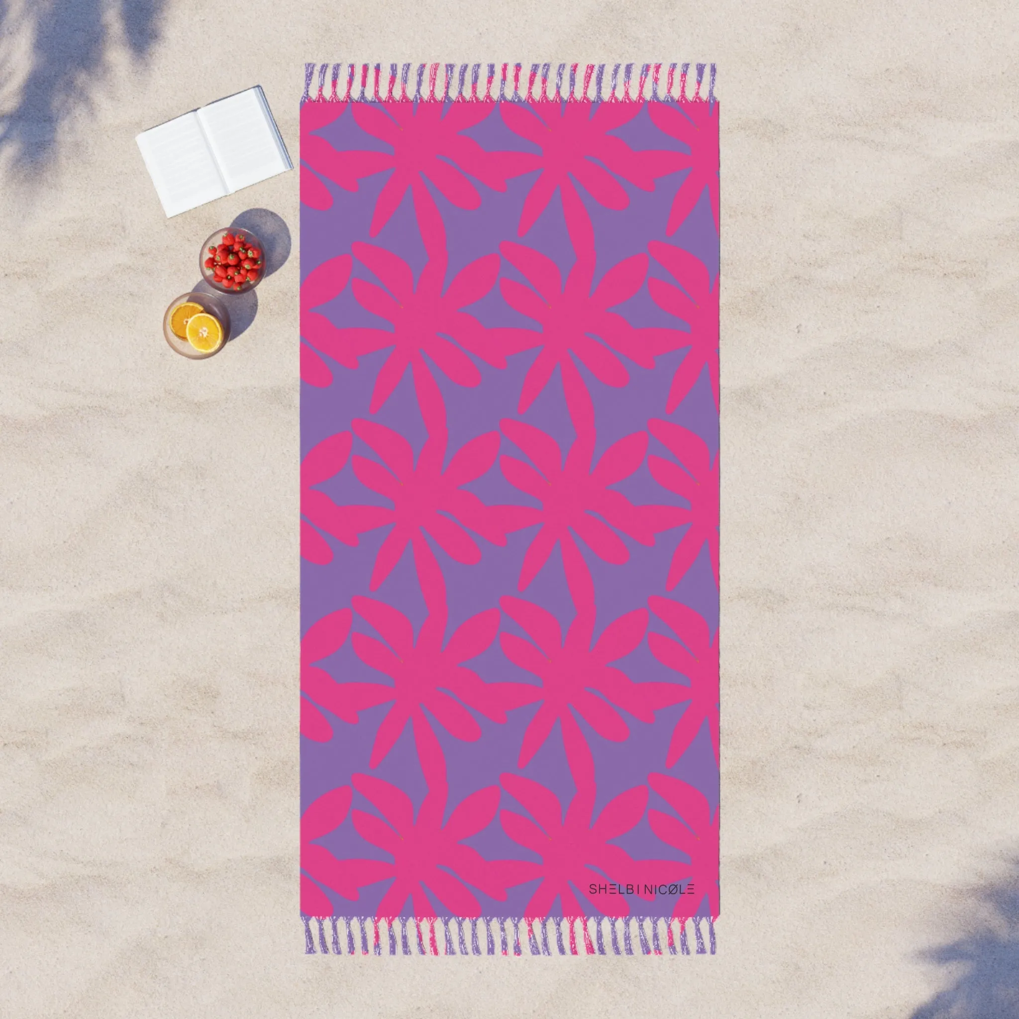 Purple Shelbi Nicole Boho Beach Towel