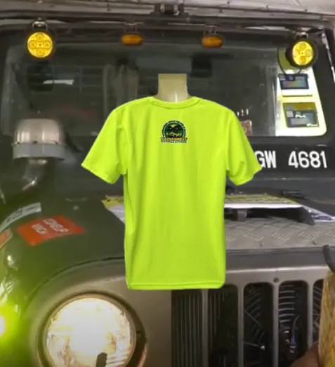 RAINFOREST CHALLENGE DRY FIT T-SHIRT - HI VISIBILITY YELLOW - RFC - M