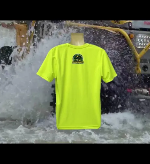 RAINFOREST CHALLENGE DRY FIT T-SHIRT - HI VISIBILITY YELLOW - RFC - M