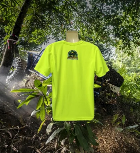 RAINFOREST CHALLENGE DRY FIT T-SHIRT - HI VISIBILITY YELLOW - RFC - M