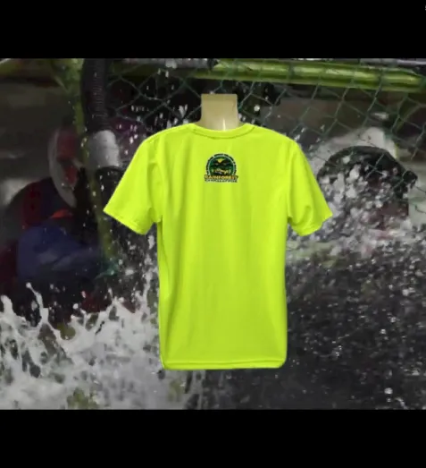 RAINFOREST CHALLENGE DRY FIT T-SHIRT - HI VISIBILITY YELLOW - RFC - M
