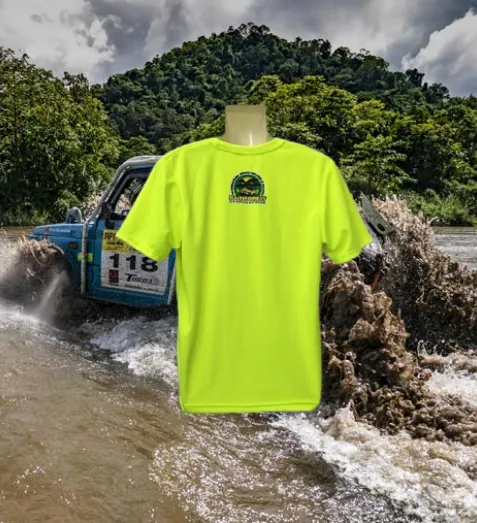 RAINFOREST CHALLENGE DRY FIT T-SHIRT - HI VISIBILITY YELLOW - RFC - M