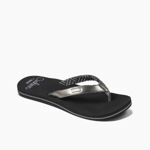 Reef Cushion Sands Ladies Flip Flops Gunmetal