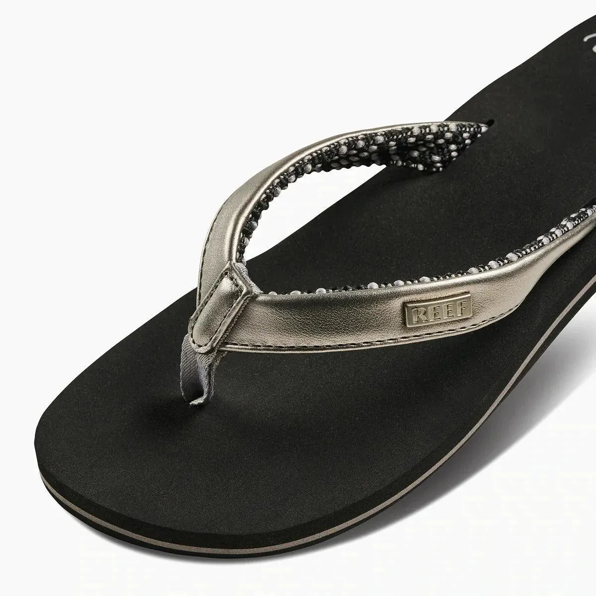 Reef Cushion Sands Ladies Flip Flops Gunmetal