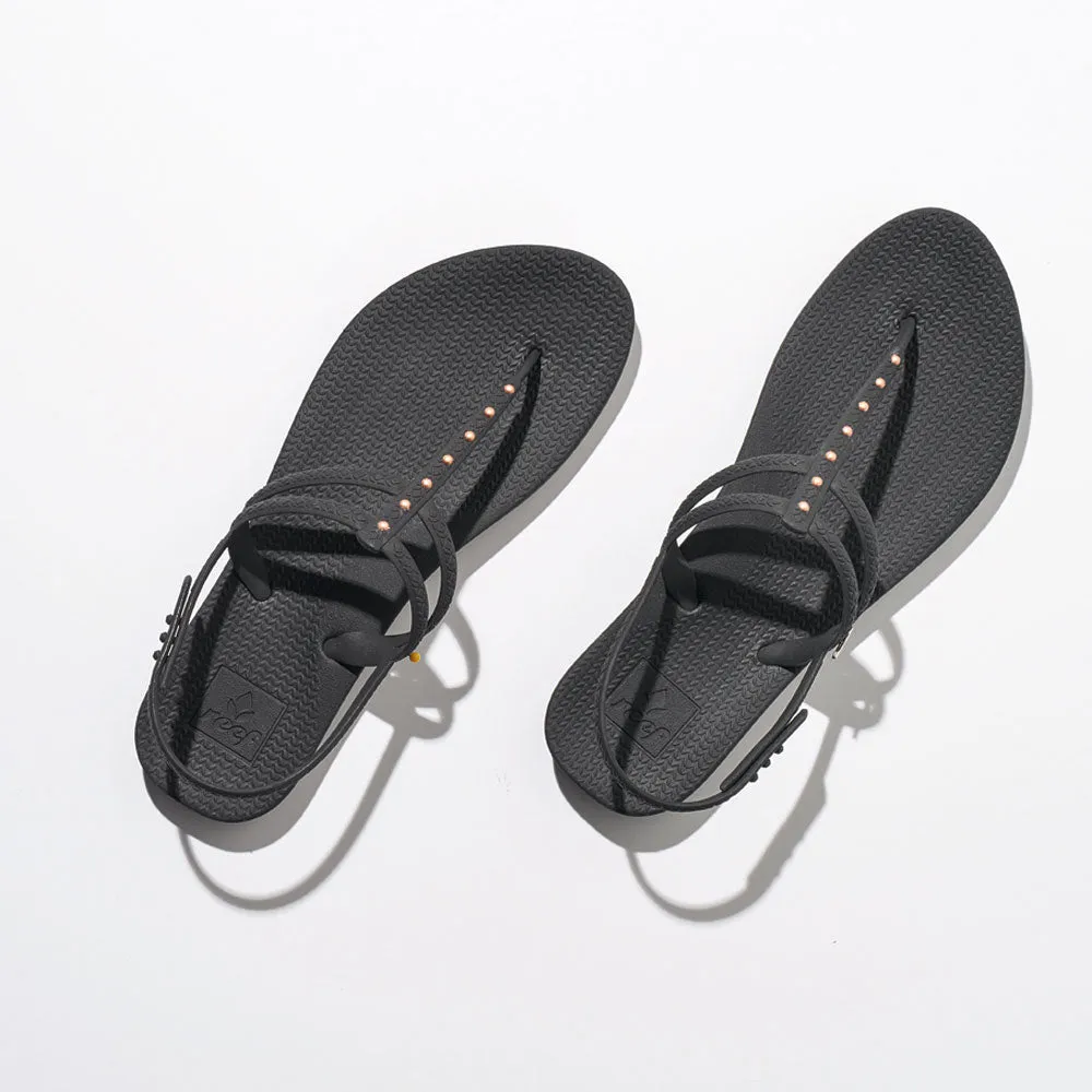 Reef Womens Escape Lux T Stud Flip Flops - Black