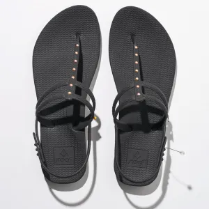 Reef Womens Escape Lux T Stud Flip Flops - Black