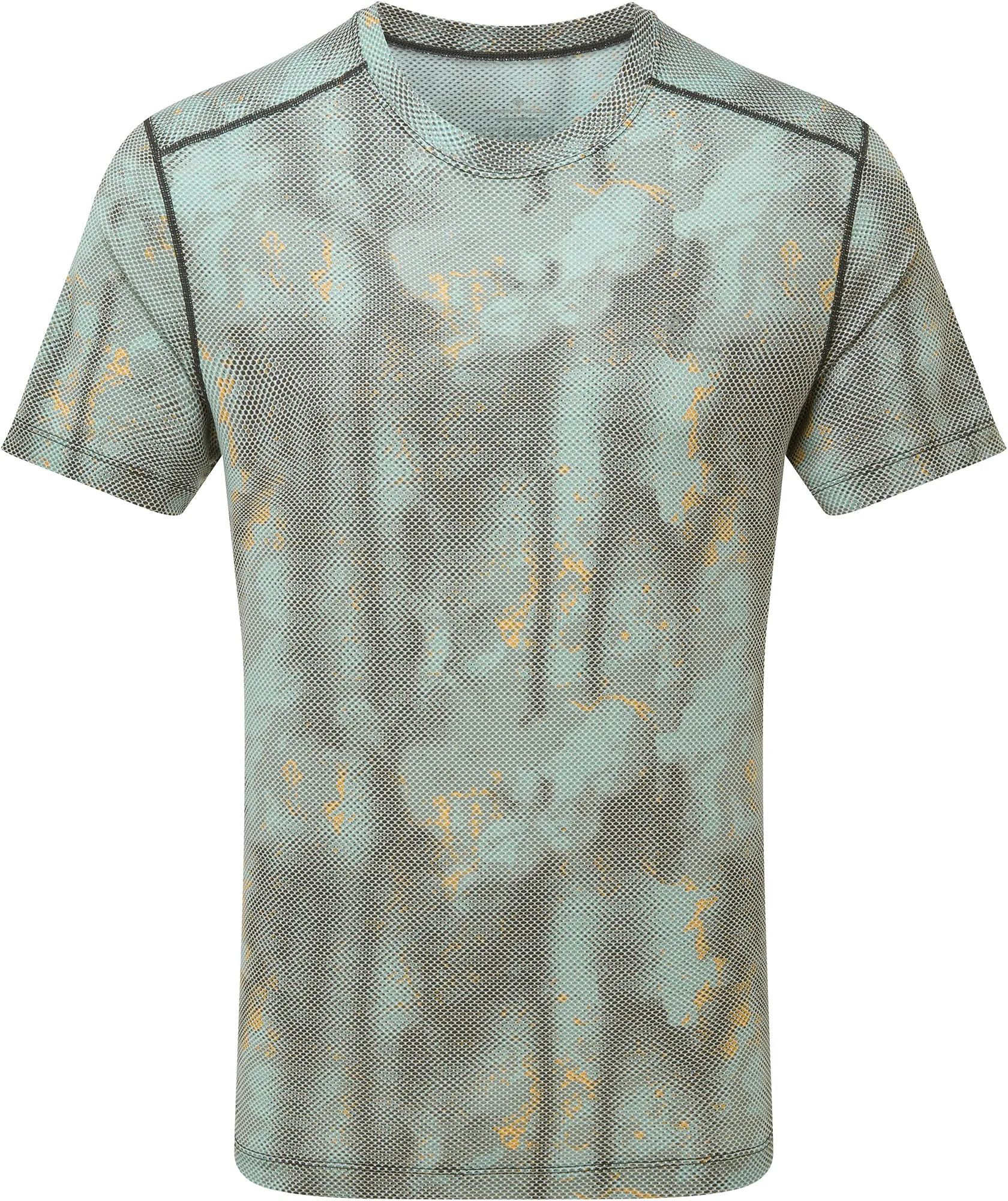 Ronhill Tech Golden Hour Short Sleeve Mens Running Top - Green