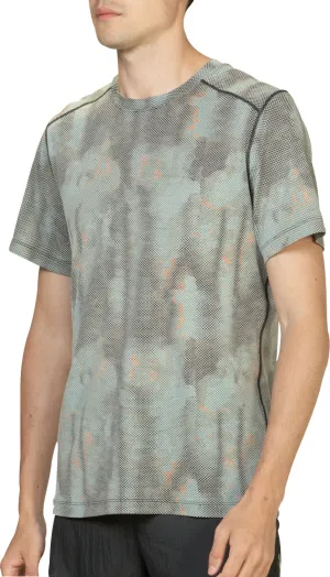 Ronhill Tech Golden Hour Short Sleeve Mens Running Top - Green
