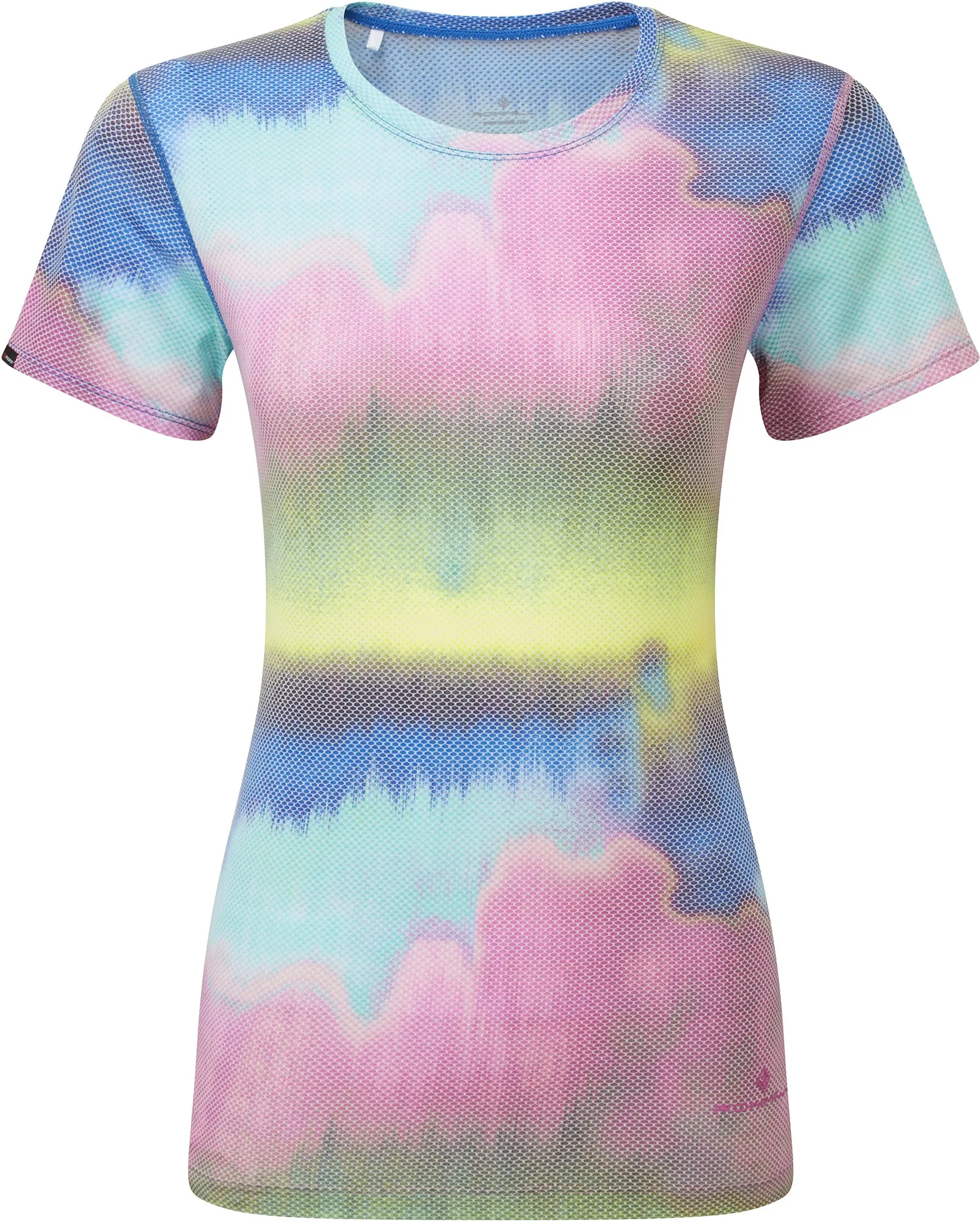 Ronhill Tech Golden Hour Short Sleeve Womens Running Top - Multi