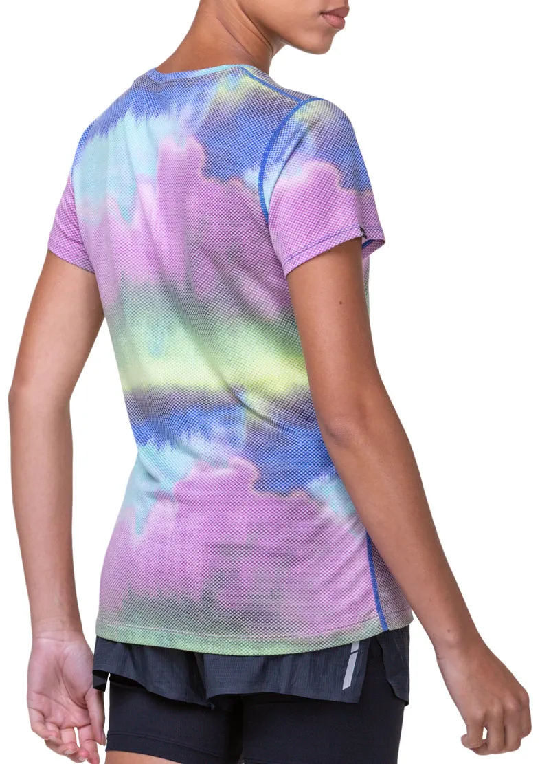 Ronhill Tech Golden Hour Short Sleeve Womens Running Top - Multi