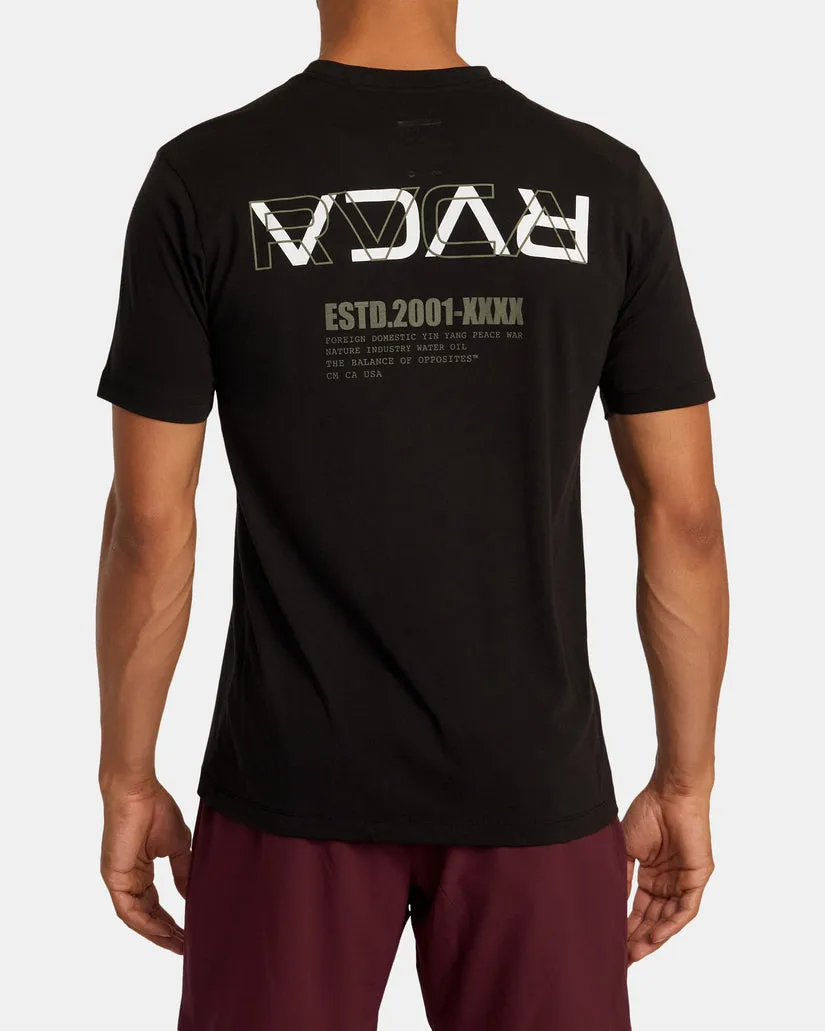 RVCA Mens Layer Flip Tee