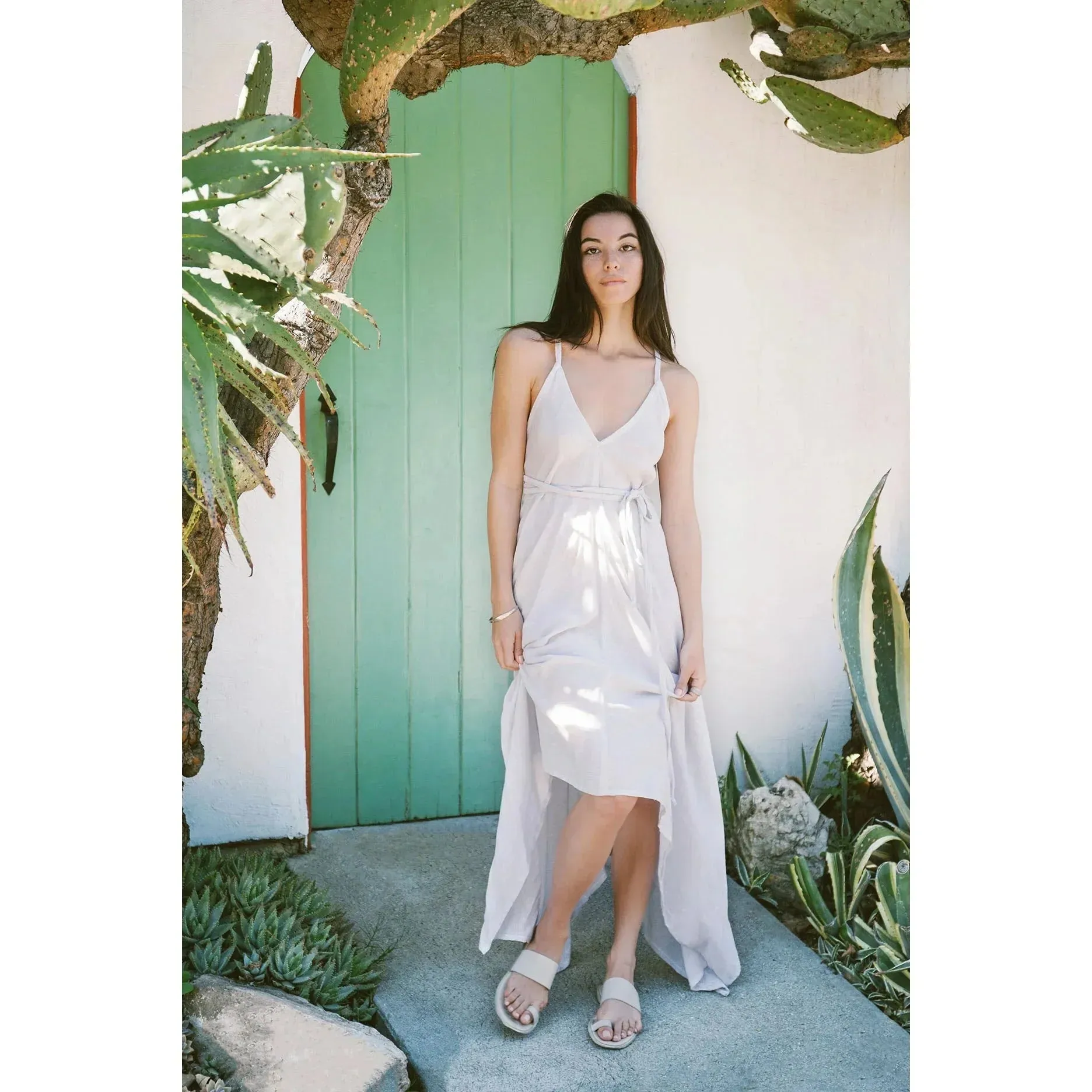 Sage Maxi Dress - White