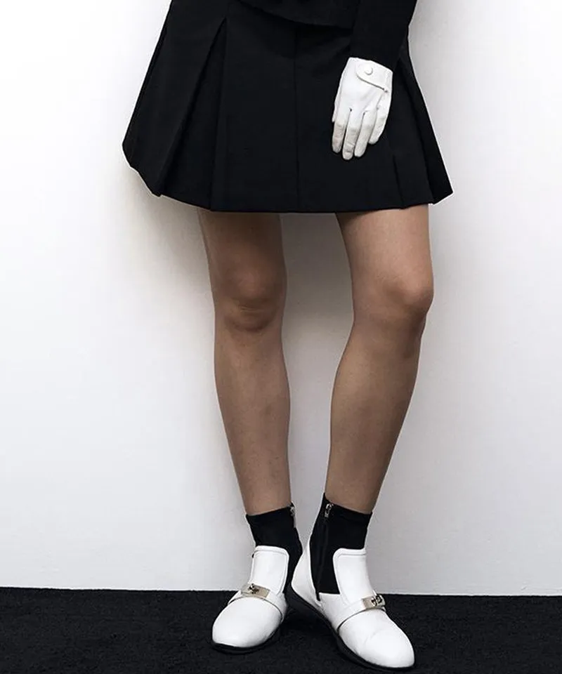 [Sample Sale] Anell Golf Low Span Golf Boots - Ivory