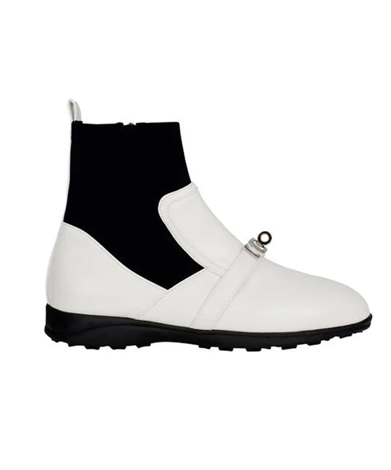 [Sample Sale] Anell Golf Low Span Golf Boots - Ivory