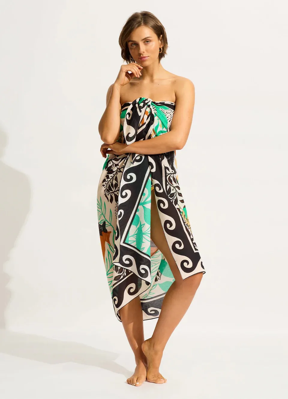 SEAFOLLY- WOMEN'S ATLANTIS SARONG