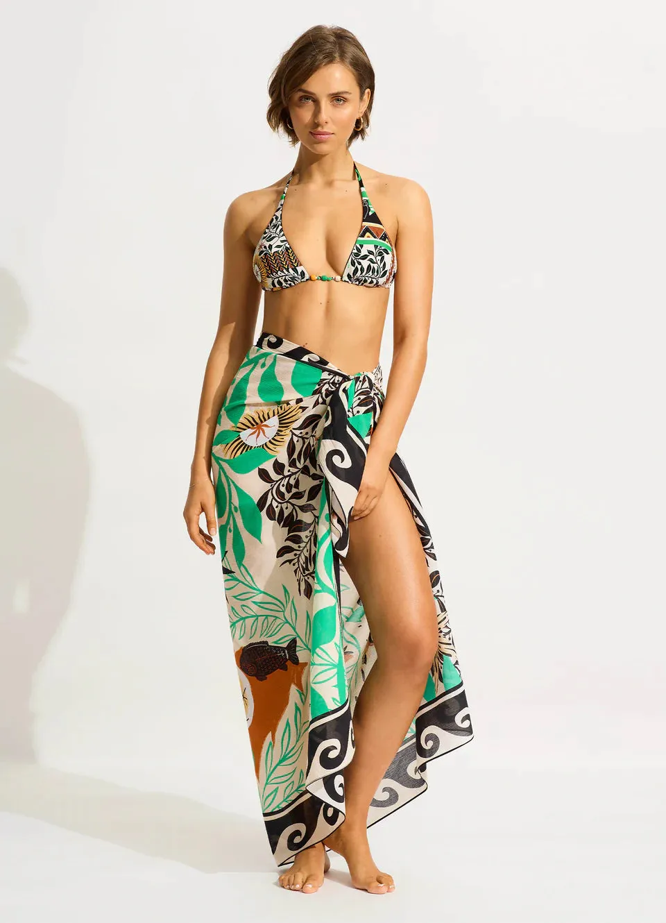 SEAFOLLY- WOMEN'S ATLANTIS SARONG
